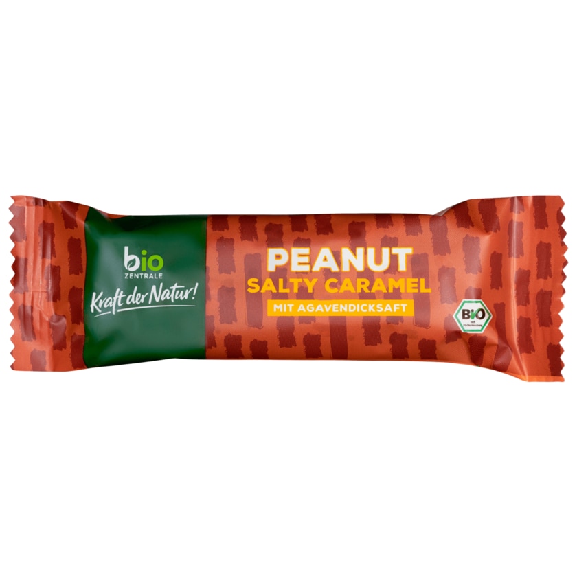 Biozentrale Bio Riegel Peanut Salty Caramel 40g